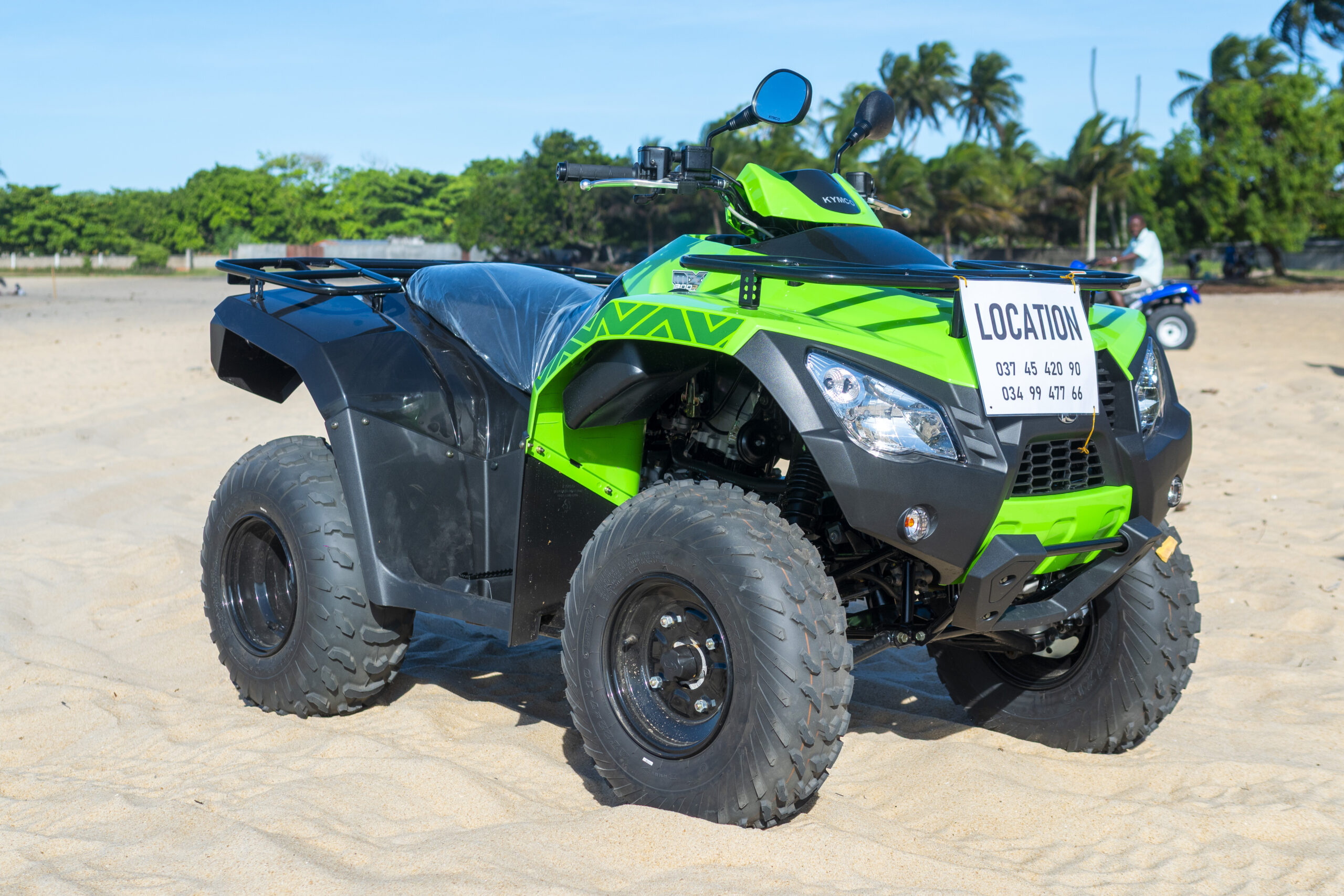 Illustration des quads dans la page d'accueil